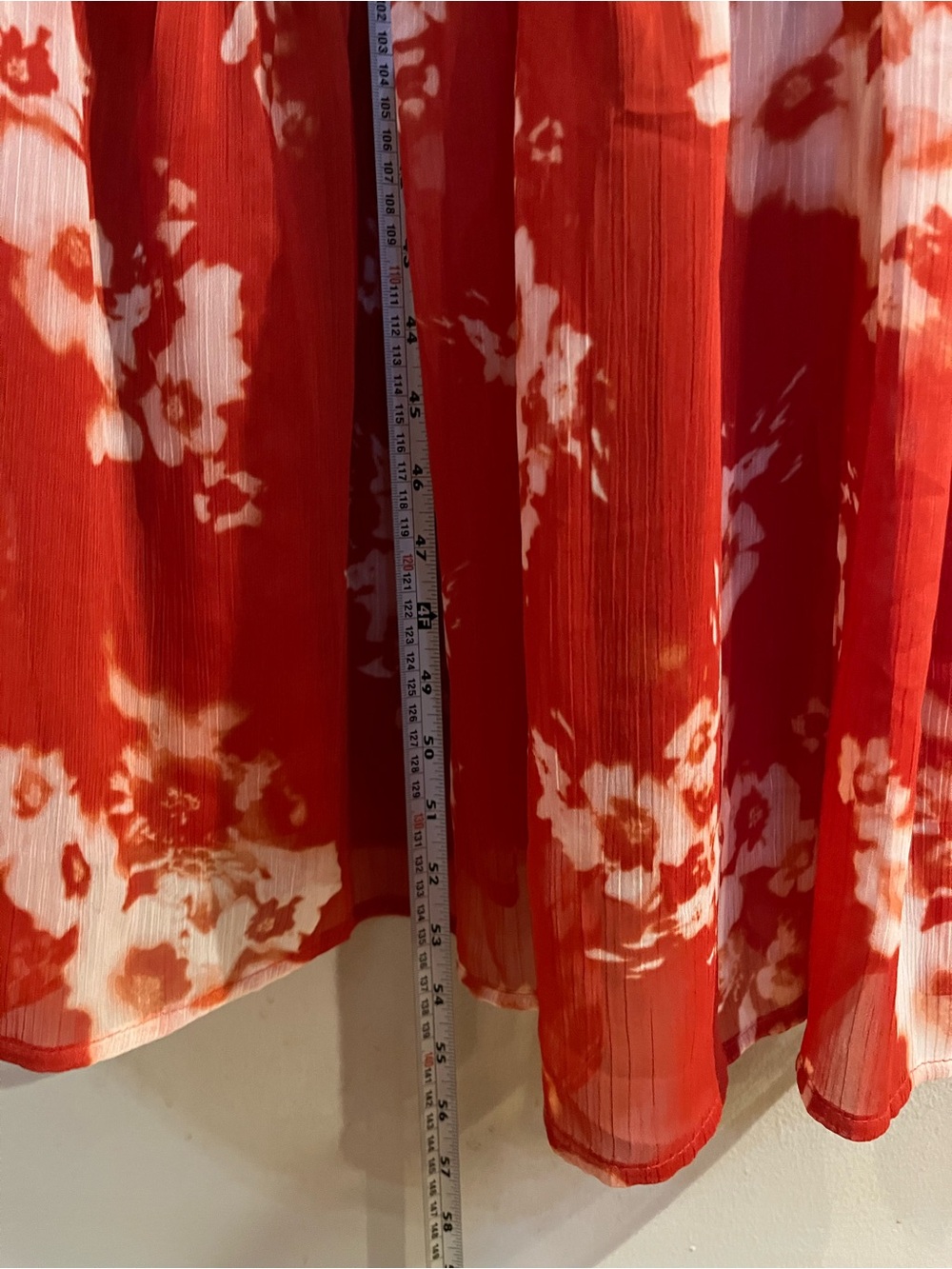 Simply Vera Vera Wang Sleeveless Orange Floral Chiffon Maxi Dress With Slip - Picture 7 of 7